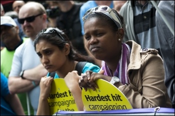 May 2011 Hardest Hit Demonstration, photo Paul Mattsson