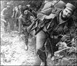 Fidel Castro in his days as a guerrila