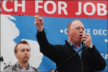 Matt Wrack, Fire Brigades Union (FBU) general secretary, photo Sujeeth