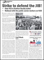 Strike to defend the JIB! Socialist Party leaflet Strike to defend the JIB! Socialist Party leaflet