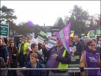 30th November demo in Hertford, photo Steve Glennon