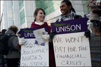 N30 - Millions strike back at Con-Dem government on 30 November 2011, photo Paul Mattsson