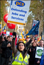 N30 - Millions strike back at Con-Dem government on 30 November 2011, photo by Paul Mattsson