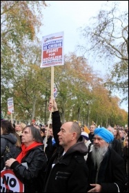 London demonstration, 30th November 2011, photo Senan