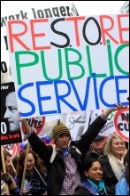 N30: millions of public sector workers went on strike on 30 November 2011, photo Senan N30: millions of public sector workers went on strike on 30 November 2011, photo Senan