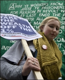 We are the 99% Take the wealth off the 1% , photo Paul Mattsson We are the 99% Take the wealth off the 1% , photo Paul Mattsson