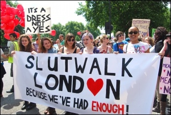 London slutwalk June 2011, photo Sarah Wrack