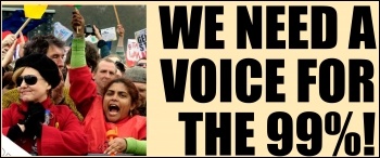 We need a voice for the 99%