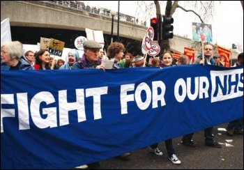 Fight for our NHS, photo Senan