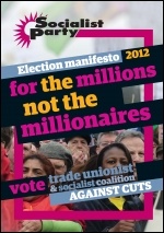 Socialist Party election manifesto 2012, photo Paul Mattsson