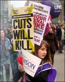 Fight back against austerity, photo Paul Mattsson
