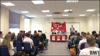 Youth Fight for Jobs national meeting 10 June 2012, photo Socialist Party