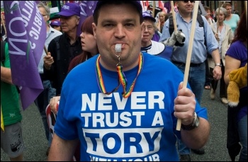 Never Trust a Tory, photo by Paul Mattsson