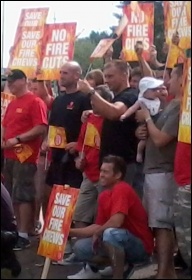 Essex FBU strike back at bullyboy management, photo by Dave Murray