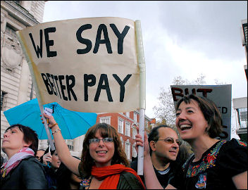 Teachers strike on 24 April 2008, photo Paul Mattsson