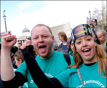 Teachers strike on 24 April 2008, photo Paul Mattsson