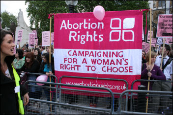 1,000 people joined a lively Abortion Rights Campaign protest opposite Parliament , photo Leah Jones and Anna Engelhardt
