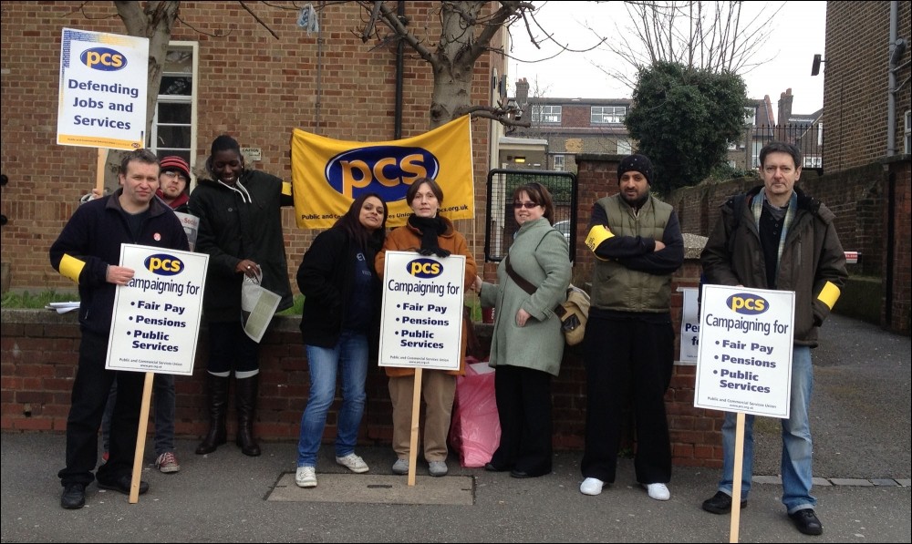 PCS national strike on Budget Day Socialist Party