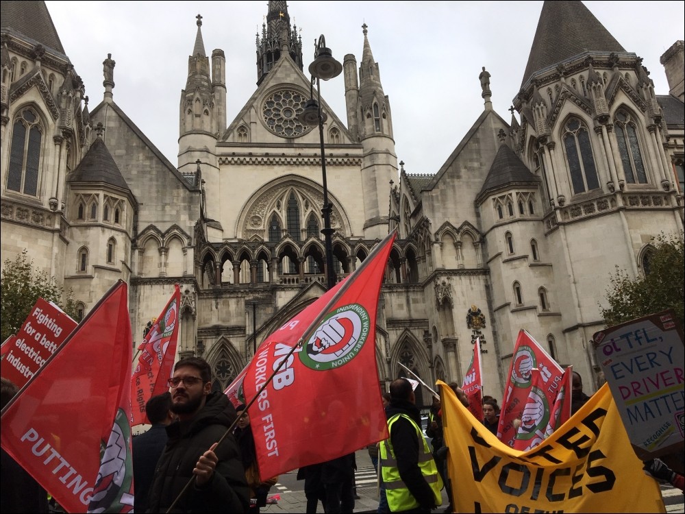 Precarious workers march against the gig economy, 30.10.18