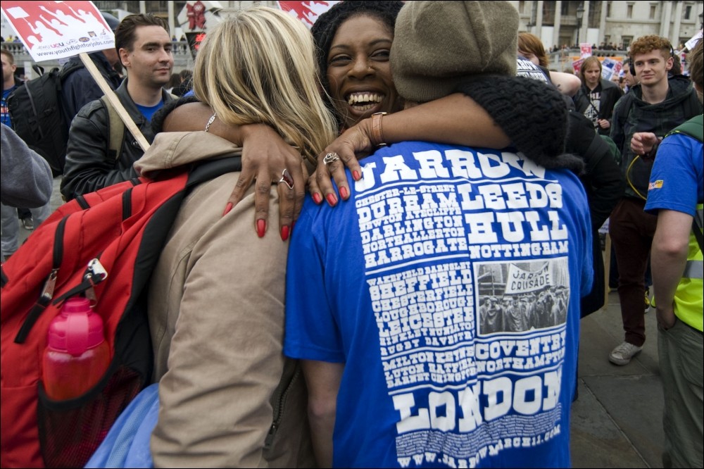 Jarrow March 2011: Jarrow March for Jobs arrives in London