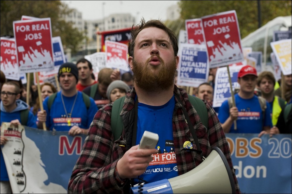Jarrow March 2011: Jarrow March for Jobs arrives in London