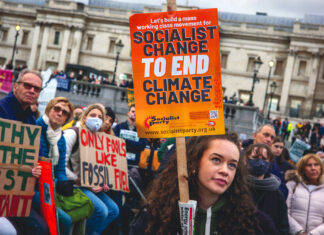 What We Stand For Socialist change to end climate change - photo Paul Mattsson