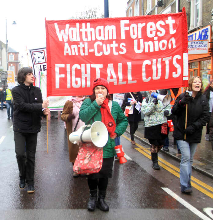 The beginning of austerity saw an explosion of anti-cuts groups campaigning to defend local services. Photo: Waltham Forest Socialist Party (uploaded 19/01/2022) The beginning of austerity saw an explosion of anti-cuts groups campaigning to defend local services. Photo: Waltham Forest Socialist Party (uploaded 19/01/2022)