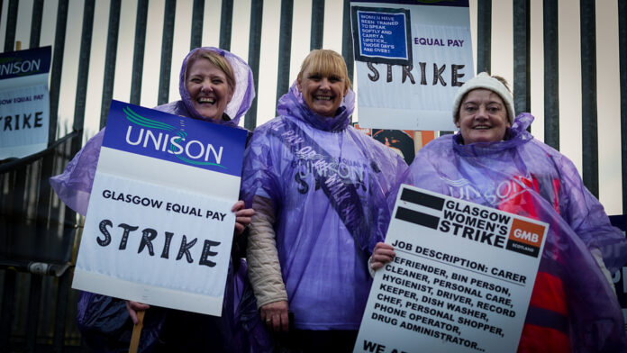 Glasgow Unison 2018 strike photo Public Services International/CC