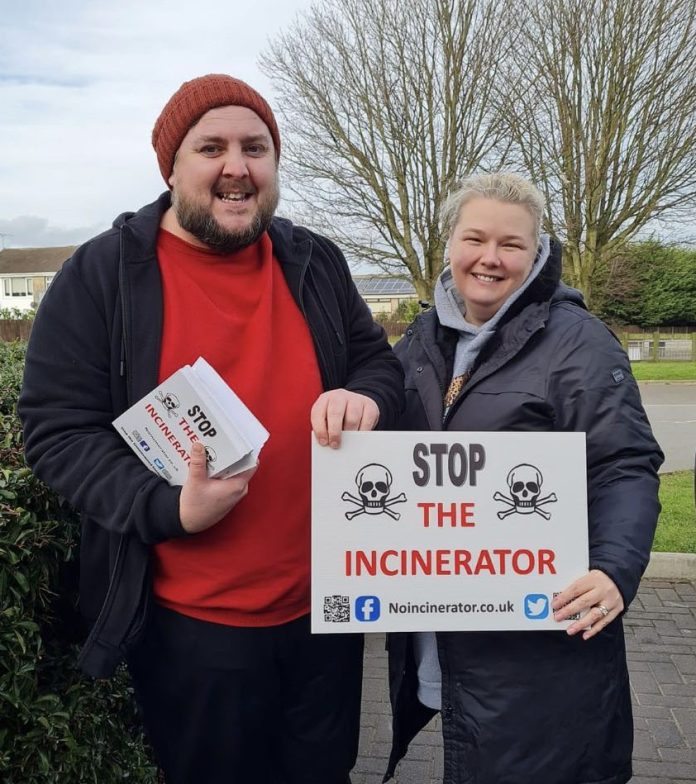 Campaigning against a new incinerator in Kirby