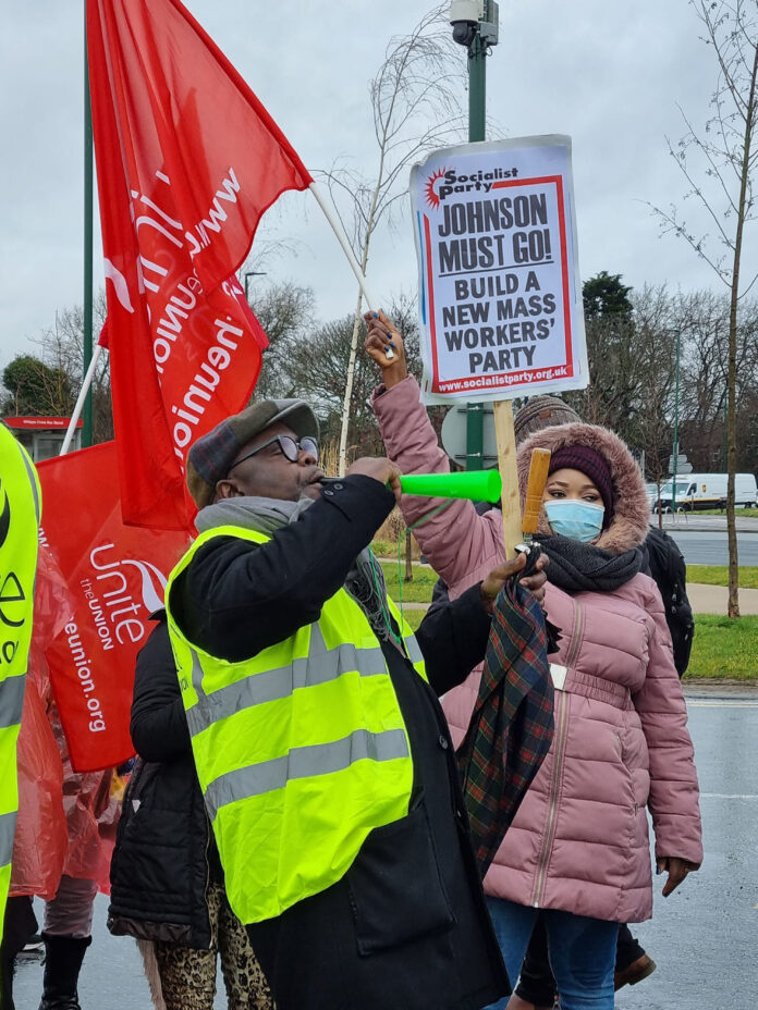 Johnson must go! Photo by Isai Priya