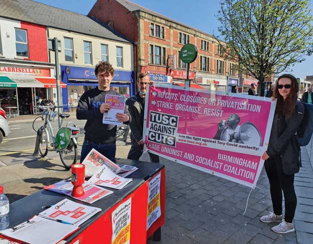 TUSC campaigning in Cardiff. Photo: WalesTUSC