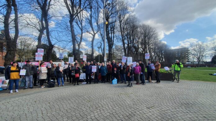 Waltham Forest Save our Square protest