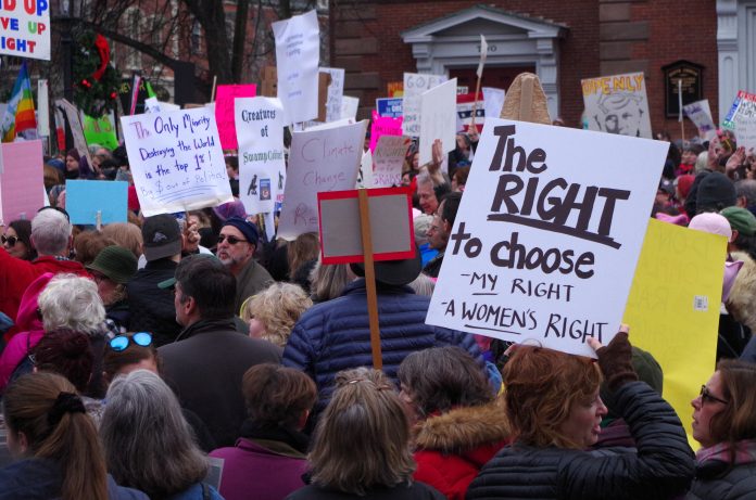 US abortion rights protest. Photo: Peter Cedric Rock Smith/CC