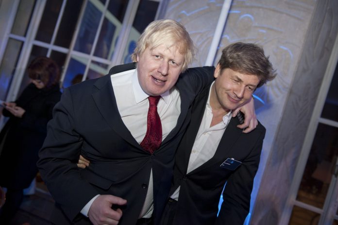 Boris Johnson at a party. Photo:Dianna Bonner/CC