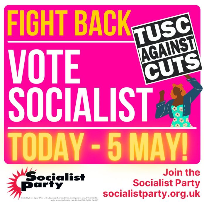 Vote TUSC 5 may 2022