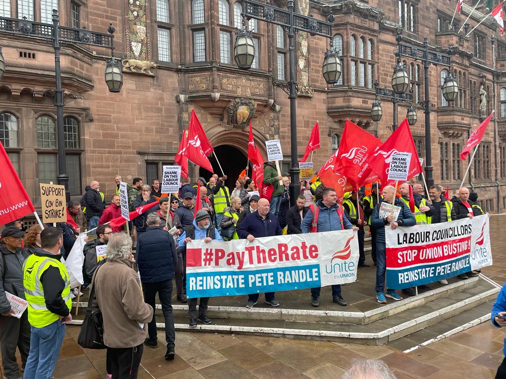 Coventry and Rugby bins the fight for pay justice goes on Socialist