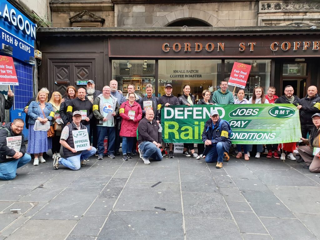 Glasgow RMT strikers, 21.6.21