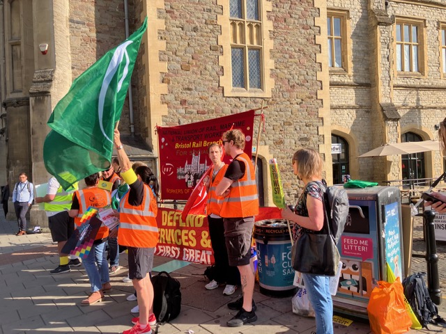 Bristol Temple Meads, RMT strike 21.6.22