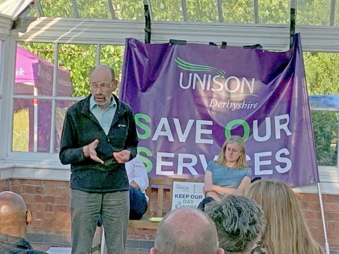 Jon Dale speaking Photo Dave Gorton
