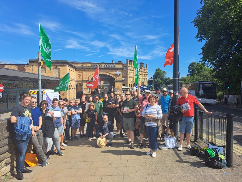 York, RMT strike 21.6.22