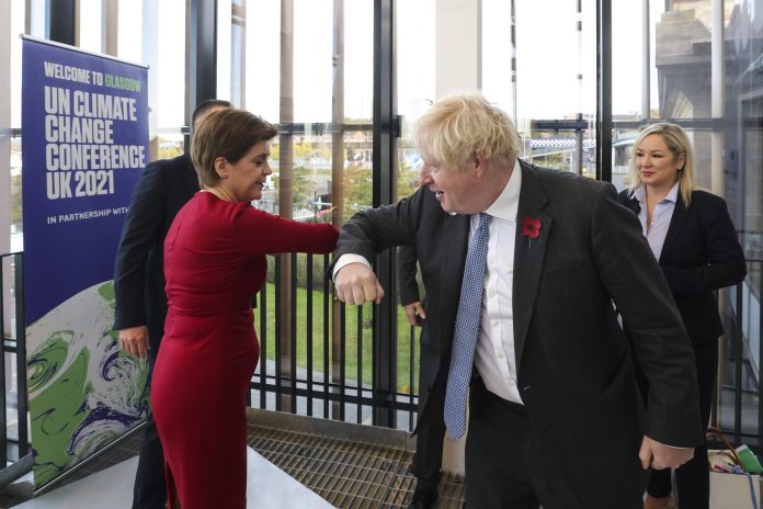 Sturgeon and Johnson PHOTO: NUMBER 10/CC