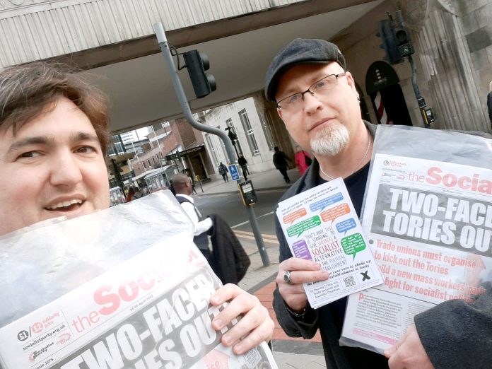 Campaigning in Leeds Photo: LeedsSP