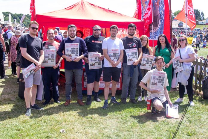 The Socialist Party team at the Gala. Photo: Tommy Murphy The Socialist Party team at the Gala. Photo: Tommy Murphy