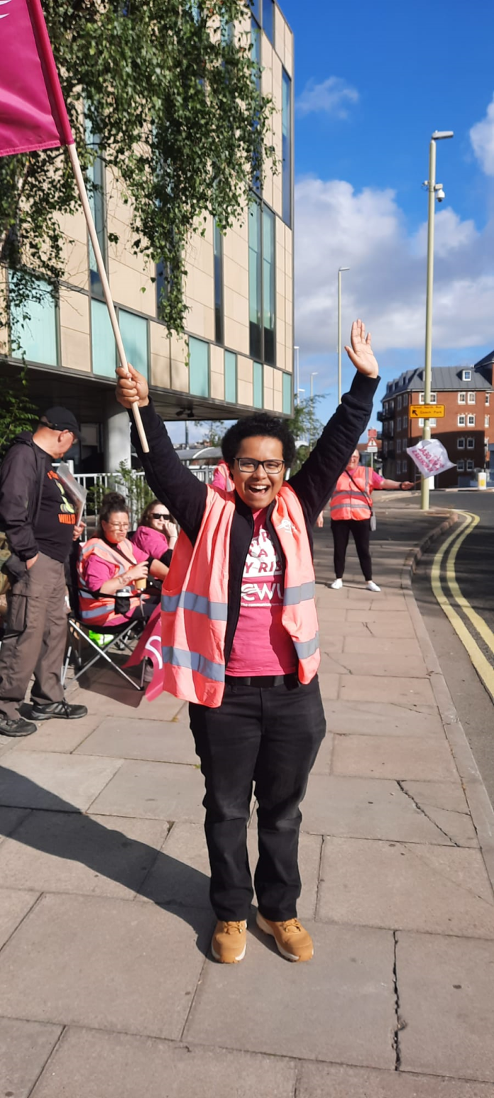 BT strike. Photo: Elaine Brunskill