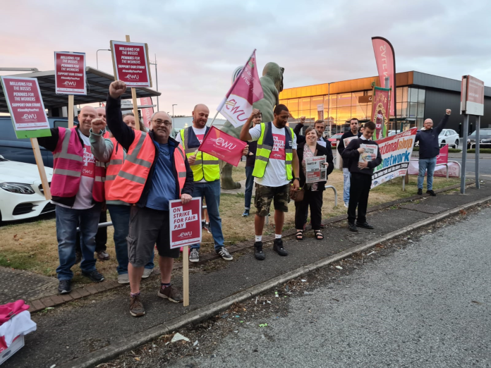 Royal Mail strike. Photo: Dave Reid