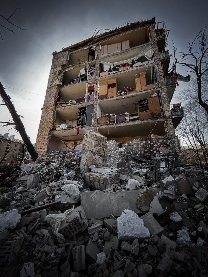 Destruction in Ukraine. Photo: Public Domain