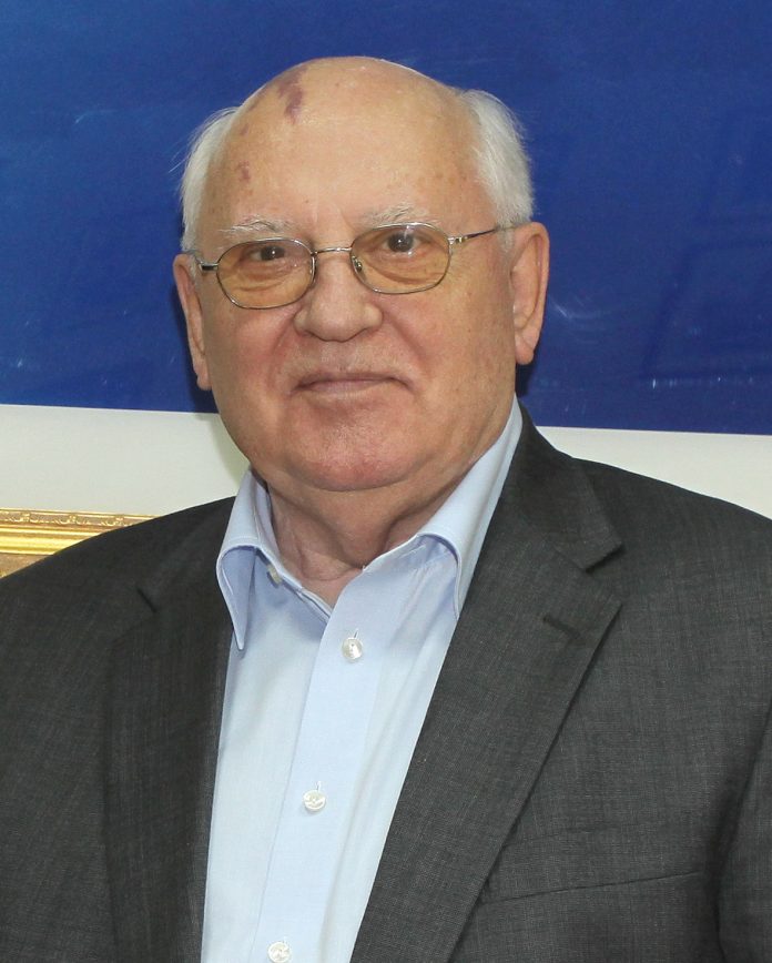Mikhail Gorbachev. Photo credit: Veni Markovski, CC BY 2.0, via Wikimedia Commons