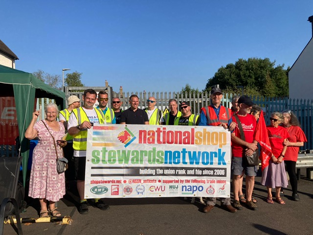 Chingford Aslef picket, 13.8.22