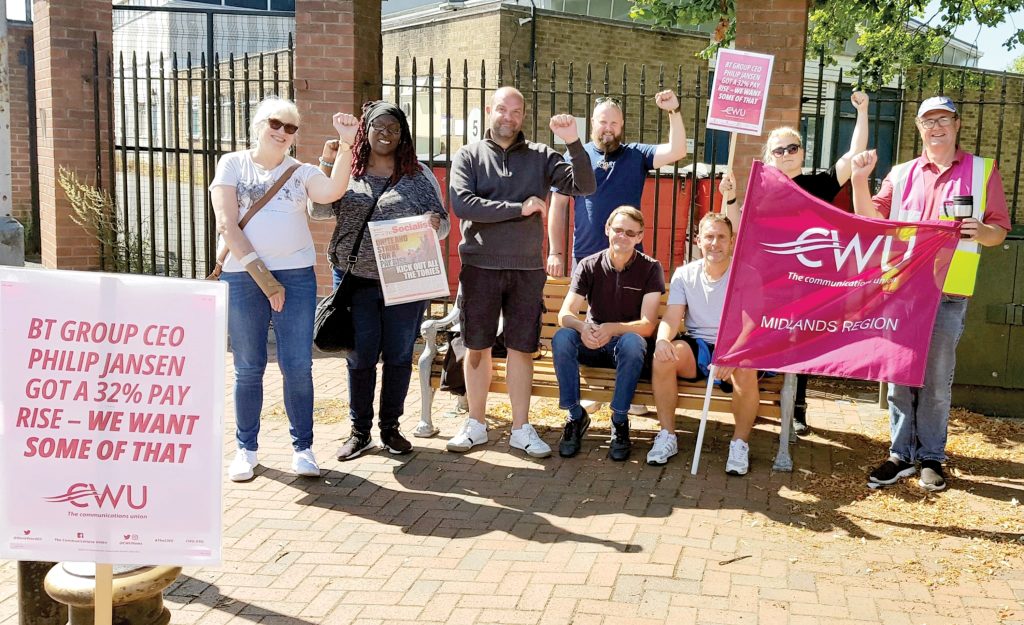 CWU BT strike Sutton - Paul Tooley-Okonkwo