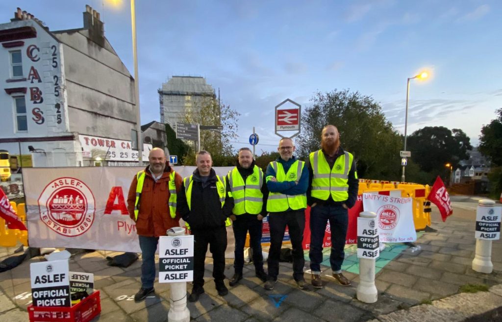 Aslef in Plymouth, 1.10.22